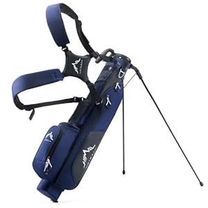 Par 3 Golf Bag Small Lightweight with Dual Shoulder Straps – Pitch n Putt Golf Bag Easy to Carry and Durable for Men/Women– 31.5 inches Tall
