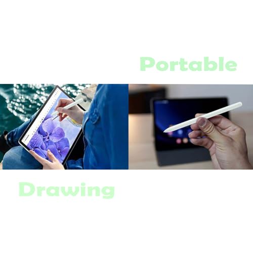 Stylet pour Galaxy Tab S9 FE vert avec 5 pointes de rechange - 7