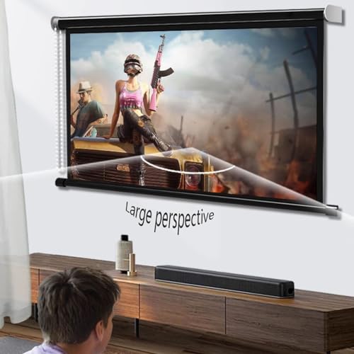 Pantalla manual para proyector 72" 4:3 miniatura 6