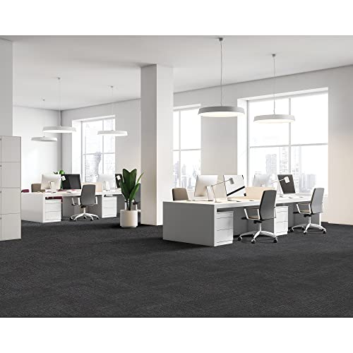 Image of Mohawk Advance 24 inch x 24 inch Berber (Loop pile), 0.09 inch Pile Height, Carpet Tile, PET Fiber, Replay Color, (24 Tiles), (96 sqft /carton)