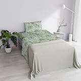 Italian Bed Linen Juego de Cama Dafne 100% Microfibra, Individual, Honolulu