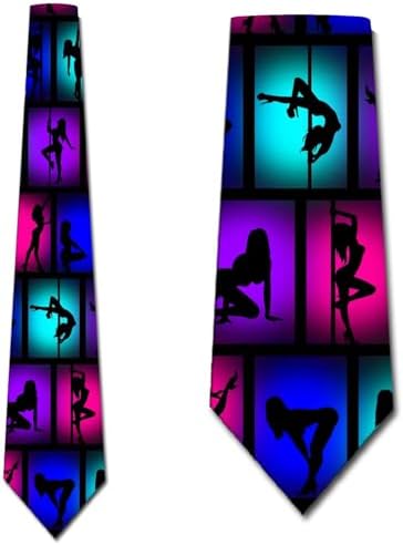 Three Rooker Stripper Ties Mens Strip Club Necktie Bachelor Party Tie image 5