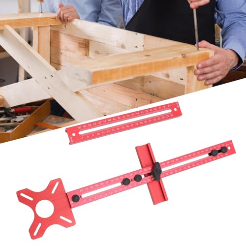 Suporte de Ranhura para Fresamento de Roteador, Gabarito de Hardware de Gabinete de Liga de Alumínio