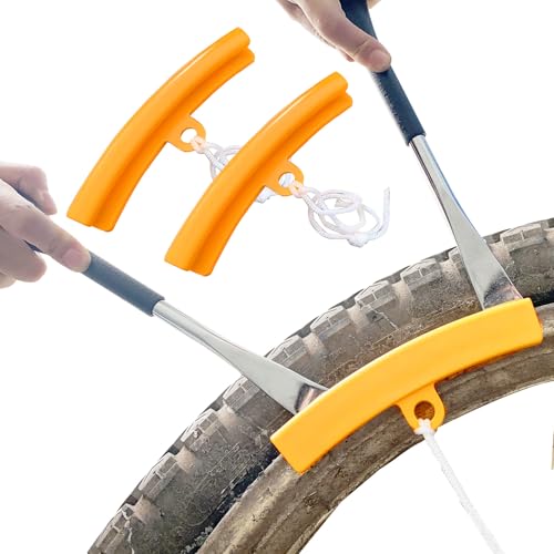 Image of Dirt Bike Tire Changing Tools with Steel Spoons Kit for Enduro and Motocross Compact Dirt Bike Tire Changer for 16 inch to 21 inch Wheels Replacement (Complete Accessories)
