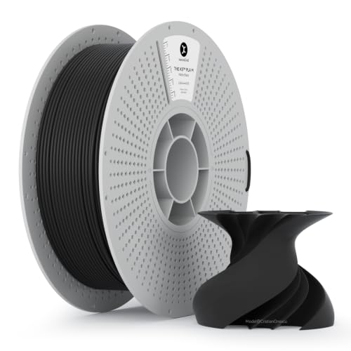 kexcelled Matte PLA Black Filament 2.85mm, Frosted Finish, 1kg