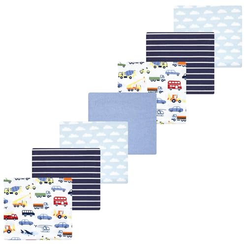 Image of Luvable Friends Little Treasure Flannel Receiving Blankets 7pk