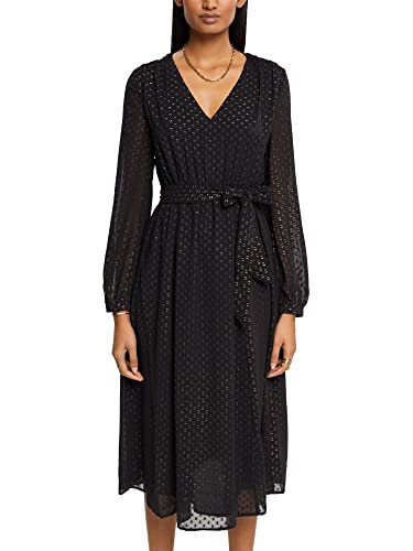 ESPRIT Damen 122EO1E308 Kleid für besondere Anlässe, 002/BLACK 2, 36