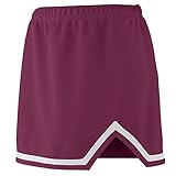Augusta Sportswear Girls' Energy Skirt S Maroon/White