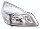PROPOSTEONLINE Scheinwerfer für Renault Espace 2001-2009 Beifahrerseite H7-H3 Halogen vorbereitet für elektrische Einstellung 7701053980