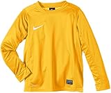 Nike Long Sleeve Top Park V Children Jersey, Unisex, Long Sleeve Top Park V Jersey, Dorado y Negro, Medium