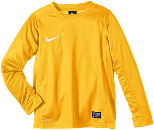 Nike Long Sleeve Top Park V Children Jersey, Unisex, Long Sleeve Top Park V Jersey, Dorado y Negro, Medium
