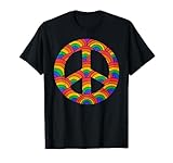 PEACE SIGN LOVE 60年代 70年代 グルービー ヒッピー コスチューム ハロウィン Tシャツ