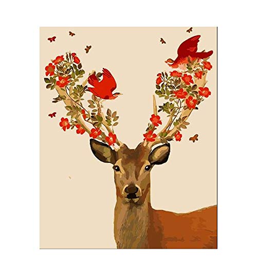 Peinture au diamant 5D oiseau pour une déco de bureau zen