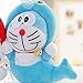 Almohada Ragdoll de Doce Constelaciones de Doraemon, Doce muñeco de Doraemon del Zodiaco Jingle Cat de Peluche de Juguete, Regalo de cumpleaños Piscis 20CM