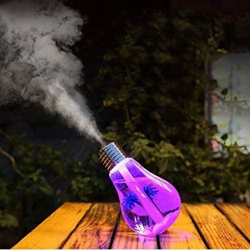 USB Ultrasonic Humidifier Home Office Mini Aroma Diffuser LED Night Light Aromatherapy Spray Creative Bottle Bulb Humidification air is not Dry