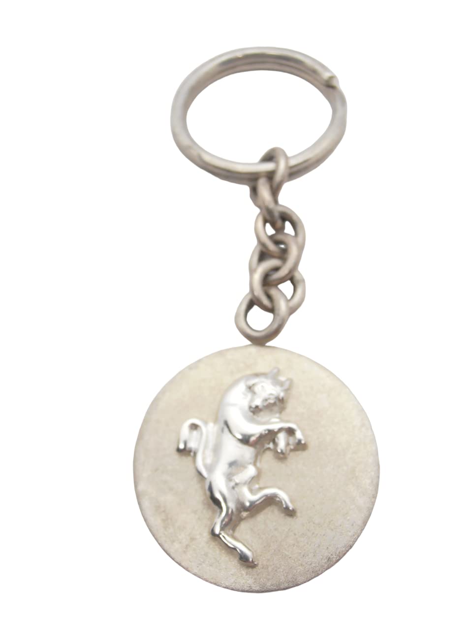 Porte-clé Toro argent zodiaque Torino Brisa pour clé de maison