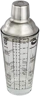 Xavax Glass Cocktail Party Shaker, 400 ml - Silver