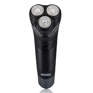 AGARO WD 751 Wet & Dry Electric Shaver with Pop-Up Trimmer, Rechargable (Black)