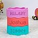 Pack of 4 Personalized Nursery Baby Bottle Labels Custom Silicone Water Bottle Name Bands Reusable Baby Label Bands For Nurseries Schools