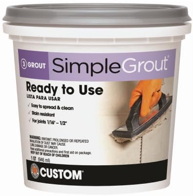 Custom PMG09QT Tile-Grout, Natural Gray