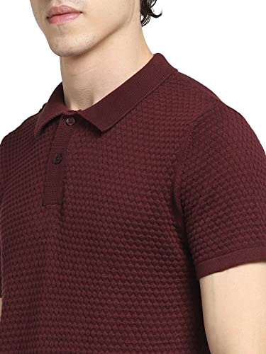 Image of JACK & JONES Men's Solid Regular Fit T-Shirt