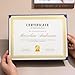Single Sided Certificate Holders for Awards, Diploma Cover, Graduation Supplies, Navy Blue (11. x 9 in) (125)