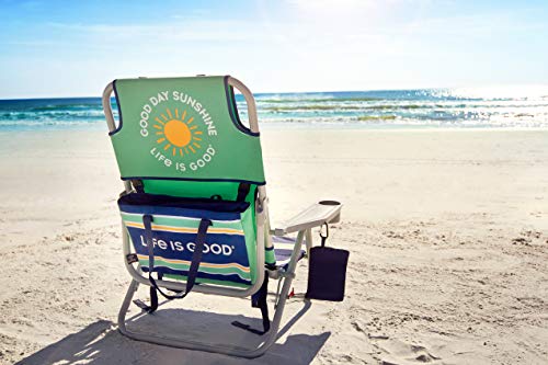 Life Is Good Ligbc-Gs-1Pk Beach Chair, Short, Green Sun #TOP5