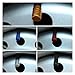 4Pcs Silver Car Tire Valve Stems Cap Knurling Style Tire Valve Cap Aluminum Tire Wheel Stem Air Valve Cap(C0650-Orange)