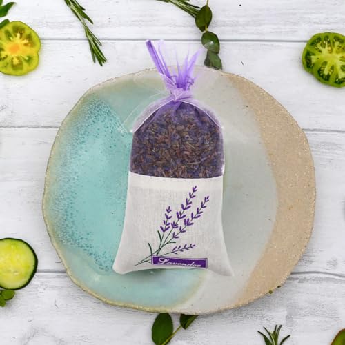 50 bolsas vacías con cordón para fragancia y decoración miniatura 6