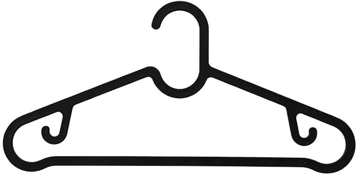 DecoBella Slim Plastik Elbise Askı 10'lu