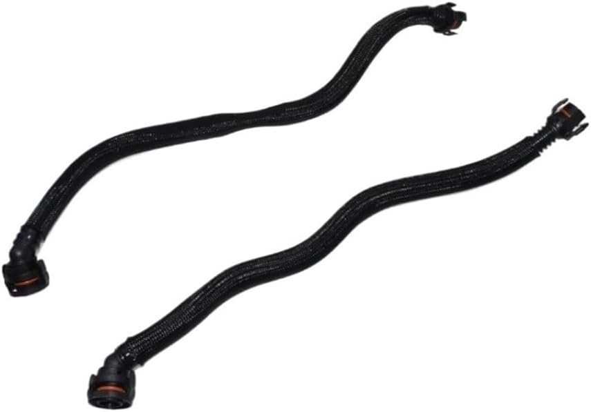 OEM 11157575640 11157575641 2PCS Crankcase Breather Valve Vent Hose Exhaust Pipe Compatible With F10 F07 F11 F12 5 Series 6 Series