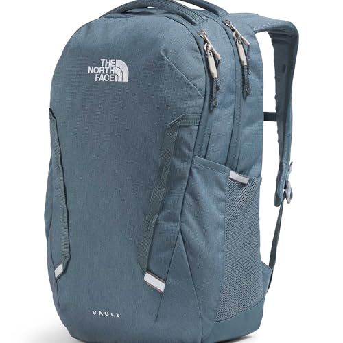 Image of The North Face Women's Vault Everyday Laptop Backpack - Commuter Travel Bag, Water-Repellent, Spacious Main Compartment, Granite Grey Light Heather /Frost Grey, One Size