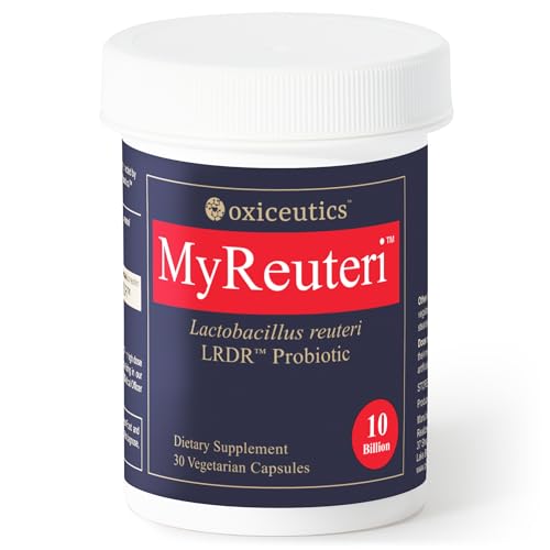 Image of MyReuteri 10 Billion CFU Probiotic - Foundational-Strength L. reuteri LRDR + FOS Prebiotic - by Dr. William Davis - Makes Yogurt-Like Superfood - 30 Veg Capsules