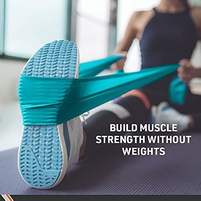 Body Sport Exercise Band, 25 yd. x 4 in. Roll - Home & Gym Fitness Equipment for Stretching, Strength Training & Physical Therapy