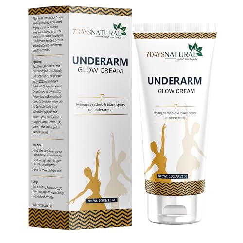 Image of 7DAYSNATURAL Underarm Glow Care Cream | Nourishing & Hydrating Lightweight Formula for Smooth & Refreshed Skin | Daily Use | 100g
