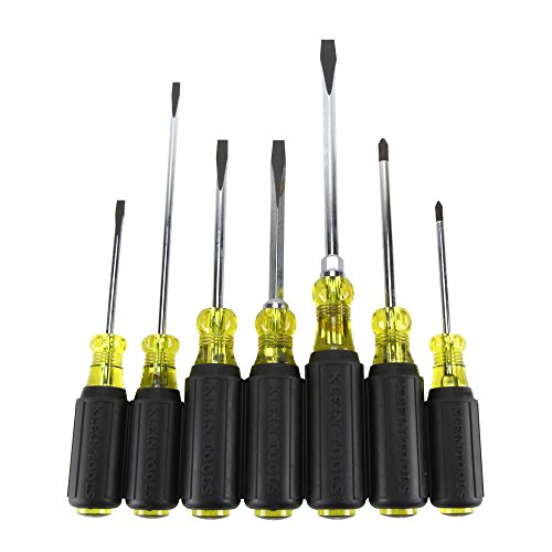 Klein Tools 85076 7 Piece Cushion-Grip Screwdriver Set