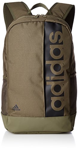 Adidas Lin Per Bp, Mochila Unisex Adulto, Verde (Olitra/Negro), Talla única