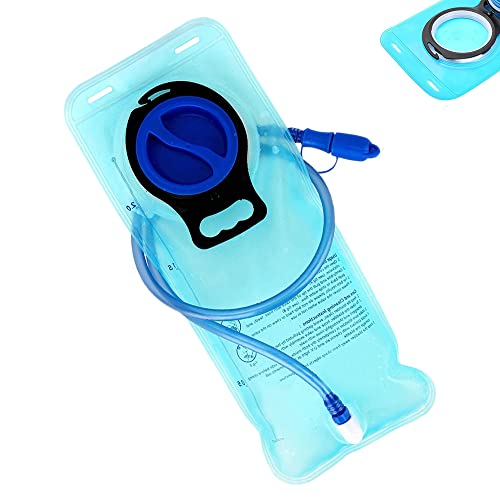 HXHWKEN Vejiga de hidratación 2L Bolsa de Hidratación Sistema a Prueba de Fugas Bolsa de Agua Portátil para Mochilas para Senderismo Ciclismo Acampar Correr