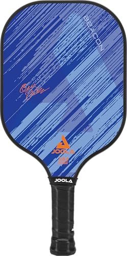 JOOLA Beacon Pickleball Paddle – Fiberglass Graphite Surface for More Power – Lightweight Pickleball Paddle w/Increased Control - Multiple Colors & Designs - USAPA Approved - Blue
