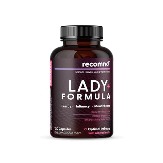 recomnd Lady+ Formula | Women's Wellness Supplement - Optimize Intimacy, Boost Mental & Physical Energy, Support Gut Health & Immunity