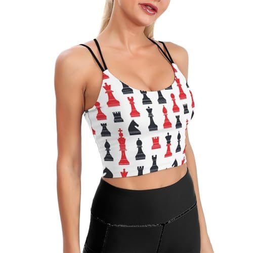 Soutien-gorge de sport avec rembourrage amovible et camisole intégrée anti-frottement