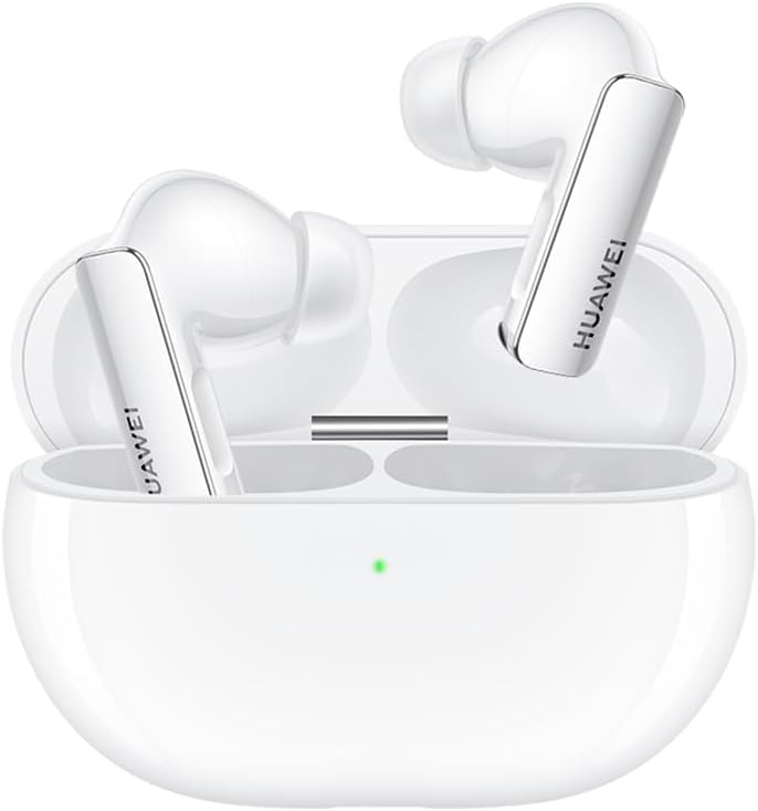 FreeBuds Pro 3, Ultra-Hearing Dual Driver, Pure Voice 2.0, Intelligent ANC 3.0, Triple Adaptive EQ, HWA and Hi-Res Audio Wireless Certified, Dual-Device Connection, Ceramic White