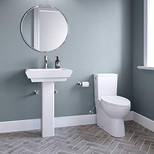 PROFLO PF1081 Bathroom Sink Pedestal Base Only for PF1181 and PF1184 - Base Only - White by PROFLO - Image 3
