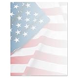 GeographicsDesign Paper, Flag, 24 lb, 8.5 x 11 Inches, 100 Sheets per Pack (40437)