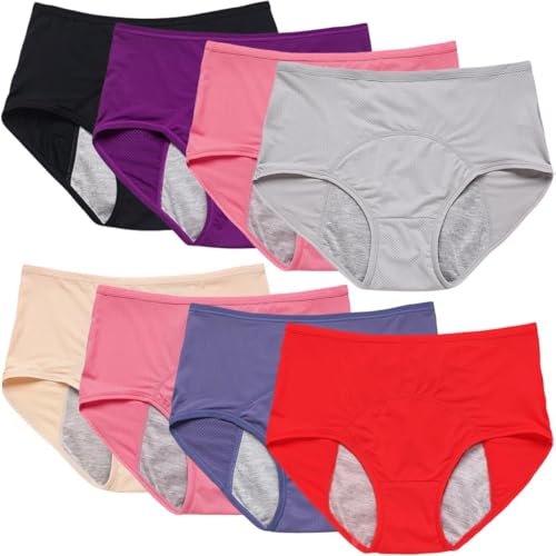 2026 New Pelvic Floor Support & Leakproof Underwear Leakproof Ladies Underwear for Women (8PCS X-Large)
