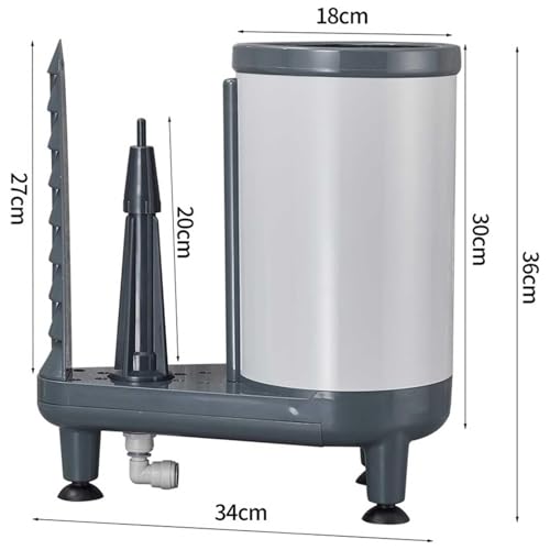 Lavadora automática de Vasos - Limpiadora Comercial de Copas de Vino con Cepillo de Nailon para restaurantes, Bares, hoteles y Servicios de Catering - Una solución eficiente Que Ahorra Tiempo.