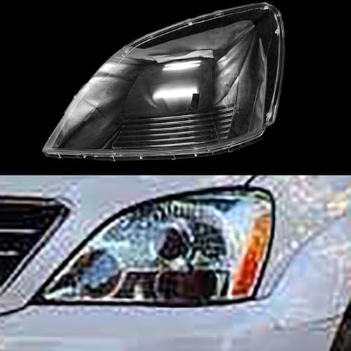 Cache lentille phare pour Lexus GX470 2004-2012 coque avant gauche