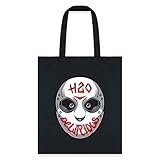 Spreadshirt H2O Delirious Scary Mask Tote Bag, One Size, black