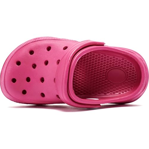 Image of HOBIBEAR Boys and Girls Classic Graphic Garden Clogs Slip on Water Shoes(Toddler /Little Kids /Big Kids)