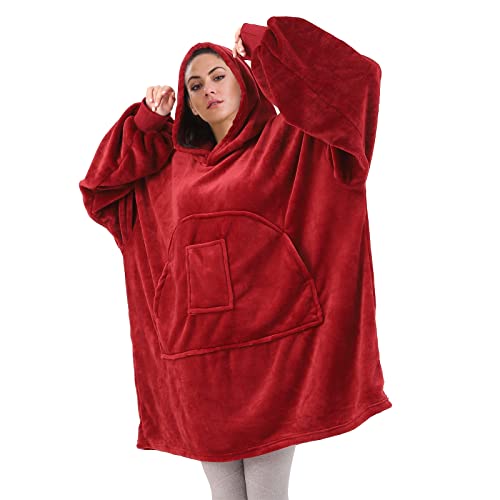 Homelex Oversized Blanket Hoodie With Giant Pockets, Hoodie Blanket Sweatshirt, Wearable Blanket For Men And Women #TOP14